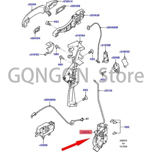 CAR front door lock machine spring lock right For dMo nd eoF oc us door lock latch actuator front door lock machine lock block