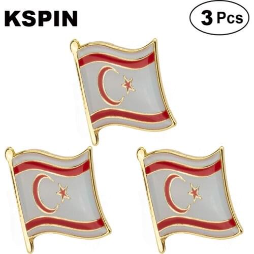 Northern Cyprus Lapel Pin Brooches Pins Flag badge Brooch Badges