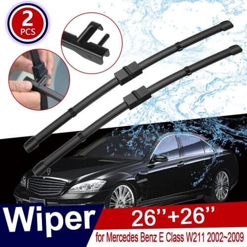 For Mercedes Benz E Class W211 2002~2009 Car Wiper Blade Windshield Wiper E200 E250 E270 E280 E300 E320 E350 E400 E420 E450 E500