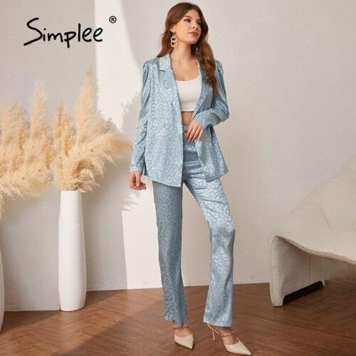 SIMPLEE Women's Office Trouser Suits China