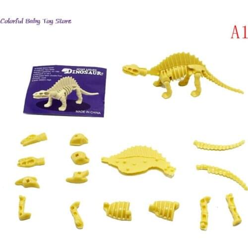 Funny Different Kinds Assembled Allosaurus Diplodocus Dinosaur Skeletons Model DIY Toys For Children Gift Creative