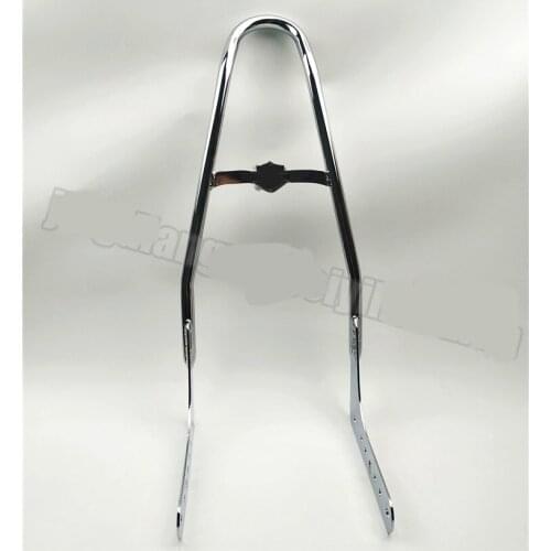 Backrest Passenger Sissy Bar Fit For Harley Davidson Softail Low Rider Fat Boy Street Bob Breakout 18-20 (Type B Chrome)