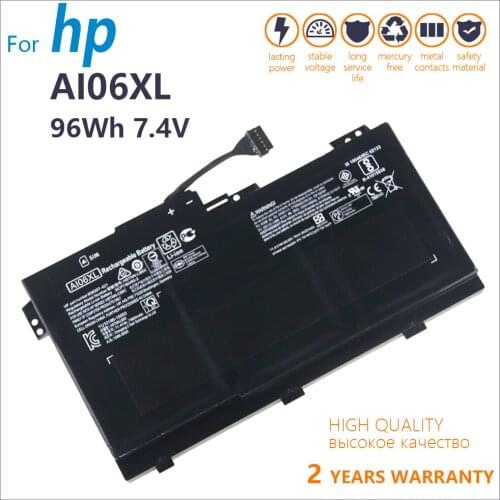100% New Genuine laptop batteries for A106XL,808451-001,HSTNN-C86C,HSTNN-LB6X,808397-421,AI06XL,11.4V,9 cell original batteria