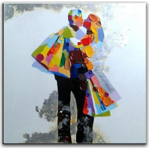 100% hand painted oil painting Home decoration high quality Figure painting 16040103