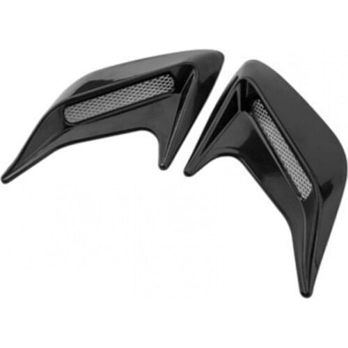 2pcs Universal Car Simulation Side Vents Decorative Air Flow Intake Hood For KIA Rio 3 4 k2 k3 Ceed cerato sportage sorento KX3