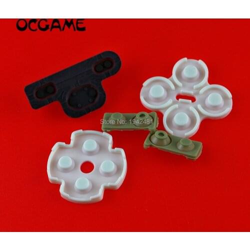 5sets/lot Conductive Adhesive Rubber Key Pads For Playstation 3 PS3 Controllers Buttons Repair Parts Replacement OCGAME