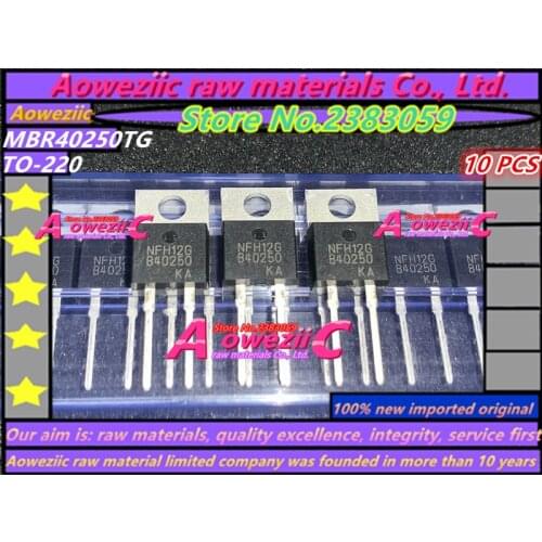 Aoweziic 100% new imported original MBR40250TG B40250TG TO-220 Schottky transistor 40A 250V