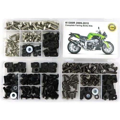 Fit For BMW K1300R 2009-2015 Motorcycle Complete Full Fairing Bolts Kits Clips Screws Speed Nuts Washer Fastener Steel