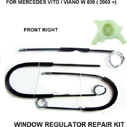 FOR MERCEDES VITO / VIANO W 639 WINDOW REGULATOR REPAIR KIT FRONT-RIGHT FROM 2003