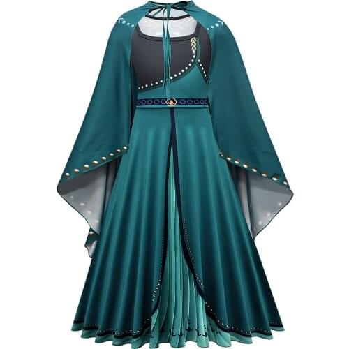 Cosplay Princess Childrens Kids Girls Costume Dresses Cloak Halloween Party Costumes