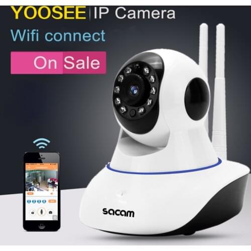 SACAM Dual Antenna YOOSEE IP Camera Dome HD 1080P Network Security Smart Home CCTV Wi-fi Night Vision Ir Cut with Two Way Audio