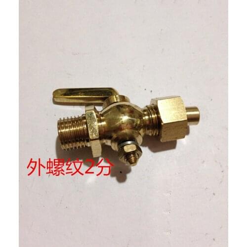 1/4" 3/8" 1/2" 3/4" BSP Male x Union Scoket Weld Brass Drain Petcock Shut Off Valve