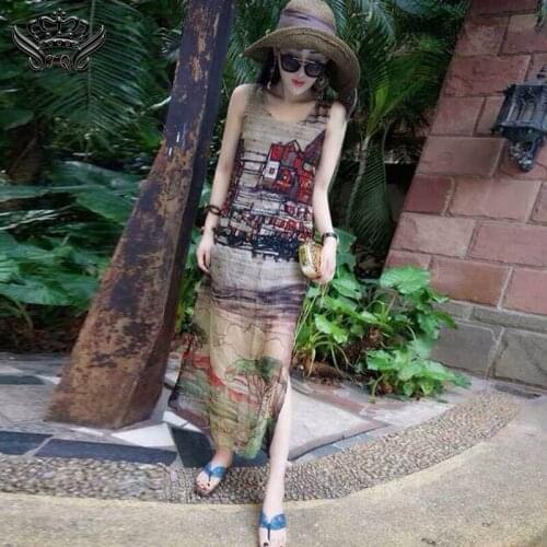 Летние платья из шелка LIGESI China At AliExpress