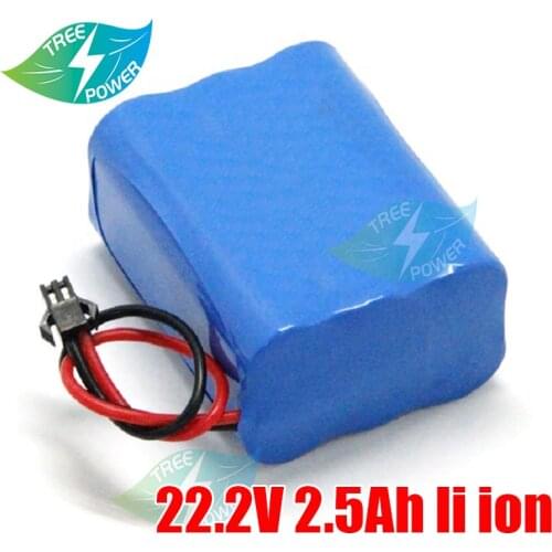 Li ion batteries 6S1P 22.2V 2.5Ah/2500mAh medical portable x-ray apparatus/ sprayer/ Vacuum Cleaner lithium battery pack