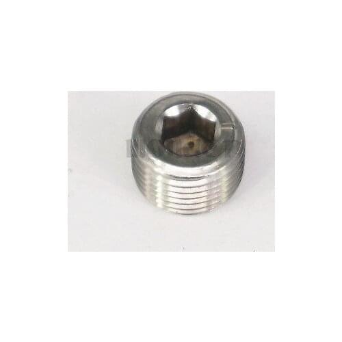 M18x1.5mm Male SS304 Stainless Steel Countersunk End Plug Internal Hex Head Socket Pipe Fitting