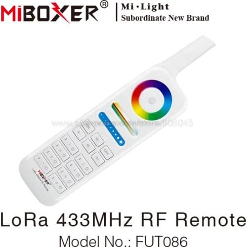 Miboxer FUT086 8-Zone 433MHz Remote Controller for Miboxer 433MHz series RGB+CCT Underwater LED Light