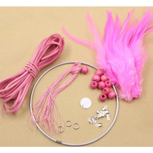 Dreamcatcher Accessories Kit DIY Home Wall Hanging Decor For Kids Craft Gift