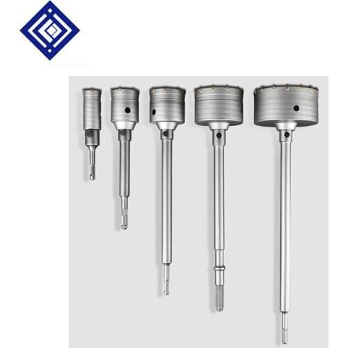 1 set Hole Saw Tapper and pipe(square or Round Shank) For electric hammer To punching on the wall