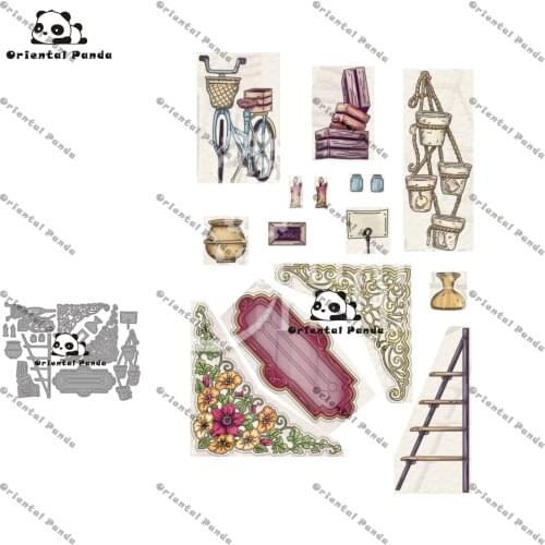 New Dies 2020 Camper Van Metal Garden combination Dies diy Dies photo album cutting die Scg new die for cuttinrapbook die cut