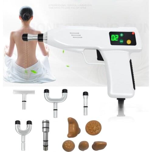 NEW Spine Chiropractic 10 Heads chiropractic adjusting instrument /Activator Cervical Vertebrae Massager Electric Correction Gun
