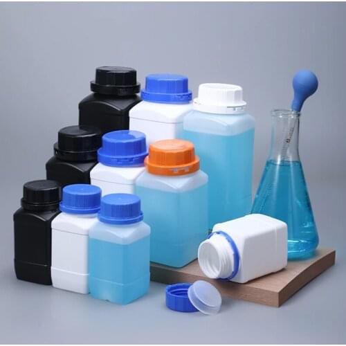 Hot 1pcs/2pcs/5pcs 1000mL Plastic Sealed Sample Storage Container Translucent/Black/Milk-white Bottle For Solid/Powder/Paste