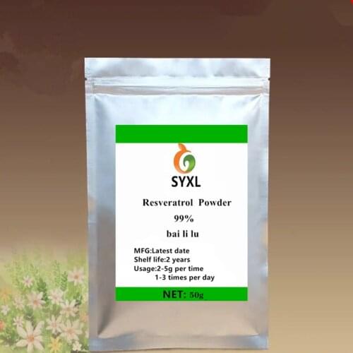Resveratrol 99% Powder Polygonum cuspidatum extract Best Anti Aging and Antioxidant Support Aging,Anti Wrinkle