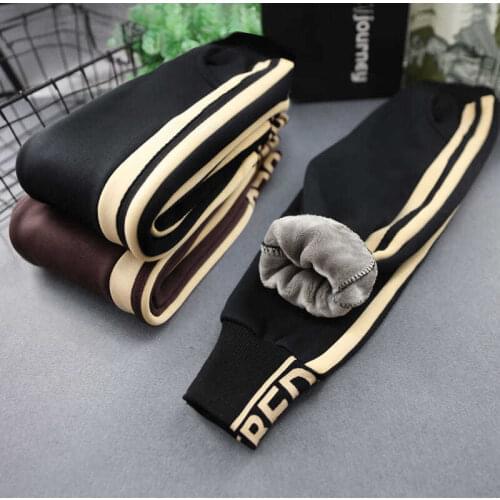 Toddler Boys Casual sport Trousers Autumn winter thicken Pants Kids girls Children Loose Pants Bottoms Clothing sweatpants