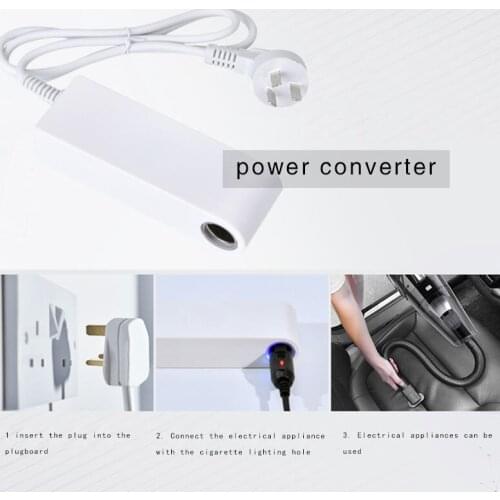 12V Power Converter Household Socket AC 220V To DC Car Vacuum Cleaner Refrigerator Adapter Auto Cigarette Lighter Charger Tools
