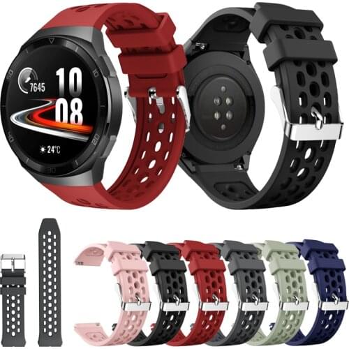 Sport Silicone Watch Strap For Huawei watch GT 2e original SmartWatch band Replacement GT2e WristBand 22mm Accessories Correa