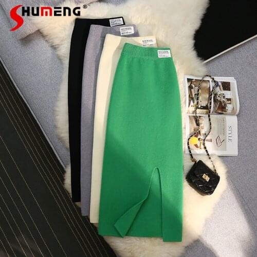 Женские вязаные юбки Shumeng China At AliExpress