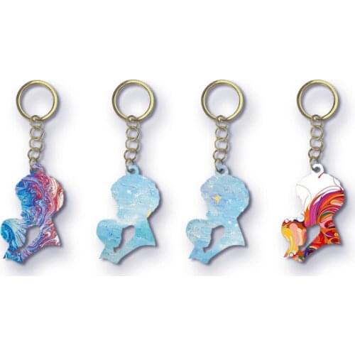 DIY Epoxy Resin Mother And Daughter Decor Silicone Mold Mothers Day Gift Keychain Jewelry Fillings Pendant Mold Accessory Craft