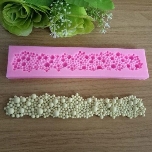 Bubble/pearl shape silicone mold to decorate fondant cake tools, jelly, candy, chocolate syrup bakeware