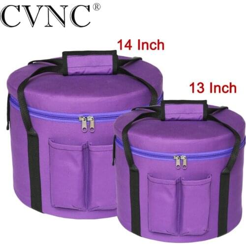 CVNC 13" 14" 2pcs Canvas Carrier Bags for 8-14" Crystal Singing Bowls