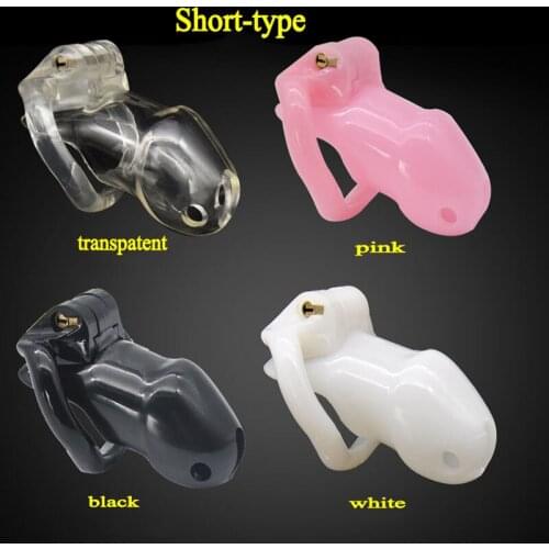 Super short type male chastity cage device penis lock cock cages bdsm bondage devices men sex products for dick locking