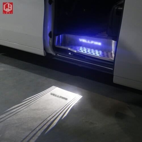 LEYI for alphard /vellfire 2015 2019 led lamp beads Welcome light Floor lamp Carpet lights High quality Car Accessories