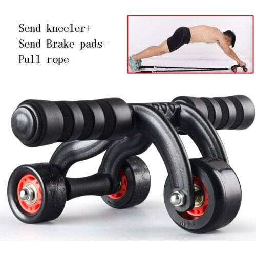 Breaststroke household tricycle health abdominal Trainer ship push-ups fitness chakras Ab Rollers free pull rope +Kneeling pad