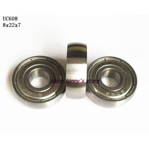 UC608ZZ 8*22*7mm Arc Track Pulley Car Sliding Door Pulley Spherical Bearing Miniature Deep Groove Ball Bearing Brand New