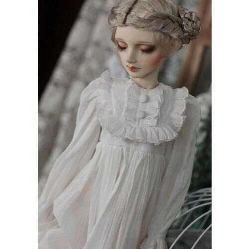 [wamami] 1/3 1/4 Nightdress Skirt For BJD Doll Dollfie Outfit Hand Made Uniform Set