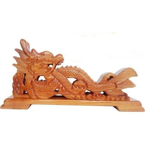 Long Yitao Mu Jian the Dragon Sword carving Home Furnishing jewelry ornaments for gifts