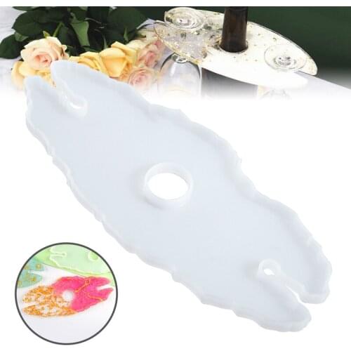 1pc New Durable Silicone Wine Glass Cup Holder Resin Casting Mold Epoxy Mould DIY Craft For Family Party