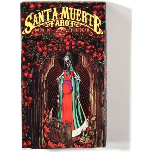 78pcs Cards Santa Muerte Tarot Deck Book of the Dead Family Party Board Game
