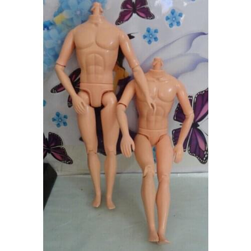 AILAIKI Toy Popular Prince Ken Male Doll Body All Joints Naked Body For Dolls DIY Plastic Naked Body Without Head Wholesale