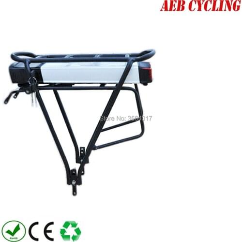 EU US free tax 250W 350W 500W 750W 1000W e-cargo bike battery pack 36V 48V 52V RB3 rear rack battery Li-ion battery pack