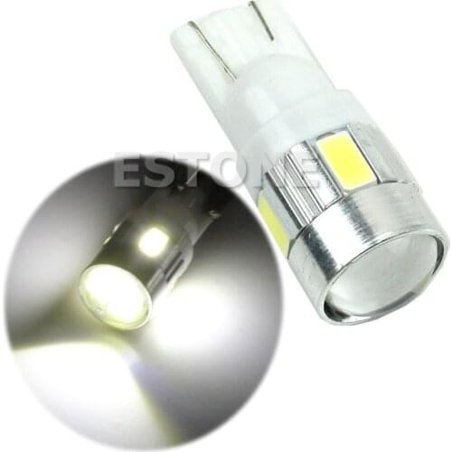 Car-Styling 1Pc High power LED SMD 5630-6LED 194 W5W White with Projector Car light Source for led bar