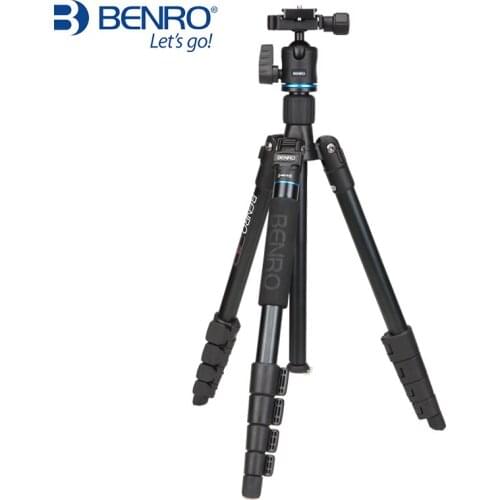 BENRO IT15 Tripod Portable Aluminium Tripods Reflexed Removerble Traveling Monopod Carrying Bag Max Loading 4kg