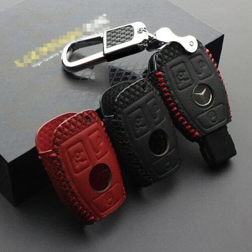 For benz smart 2010 2011 2012 shell KEY COVER holder Kraft first layer car key case Free shipping