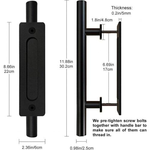 Black American Aluminium Alloy Door Handles Wardrobe Drawer Pull Cabinet Knobs For Furniture Handle Hardware Accessories