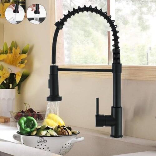 Kitchen Pull-Out Mixer Tap Single Lever Single Handle Kitchen Sink Mixer Tap 360 Rotation Water Filter Tap Kitchen Faucet