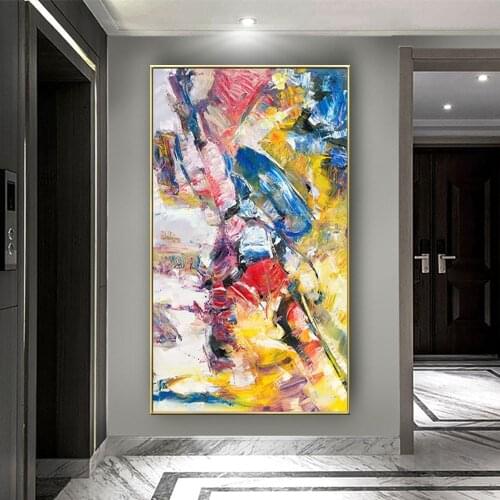 Best New Picture Painting Abstract Oil Paintings on Canvas 100%Handmade Colorful Canvas Art Modern Art for Home Wall Decor mural