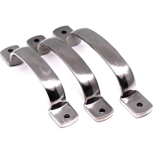 Stainless steel bow door handle industrial cabinet heavy equipment knob chassis cabinet toolcase pull toolbox handle hardware